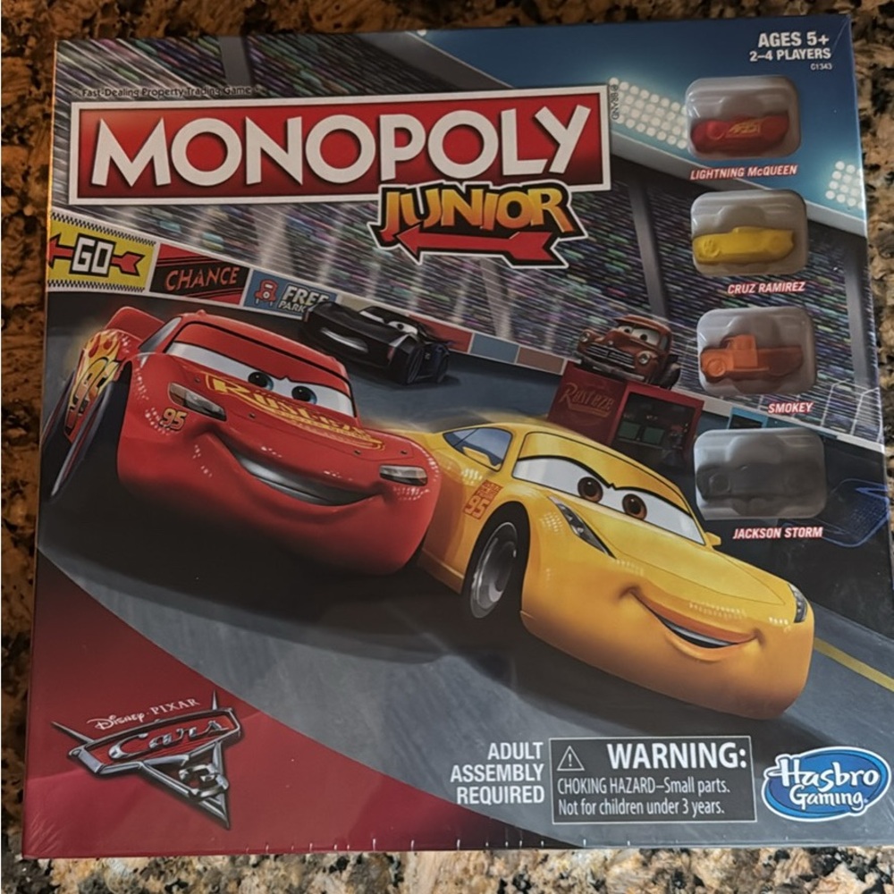 Hasbro Red and Yellow Cars Puzzle Game